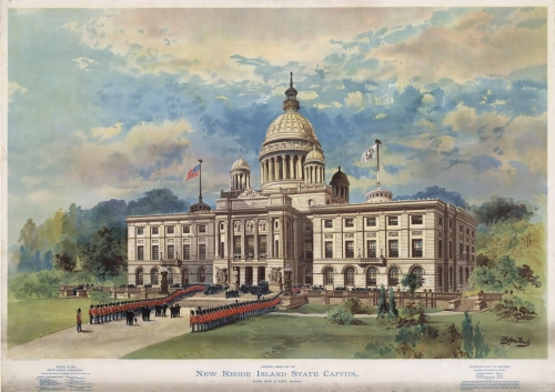 Accepted Design for the New Rhode Island State Capitol.