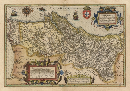 Portugalliae que olim Lusitania, Novissima et Exactissima Descriptio Auctore Vernando Alvaro Secco, et de Integro Emendata, Anno 1600.