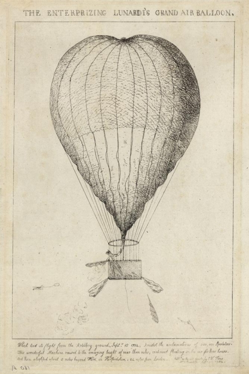 Enterprizing Lunardi's Grand Air Balloon.  The,