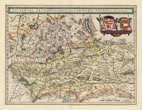 Saltzburg Archiepiscopatus, et Carinthia Ducatus.
