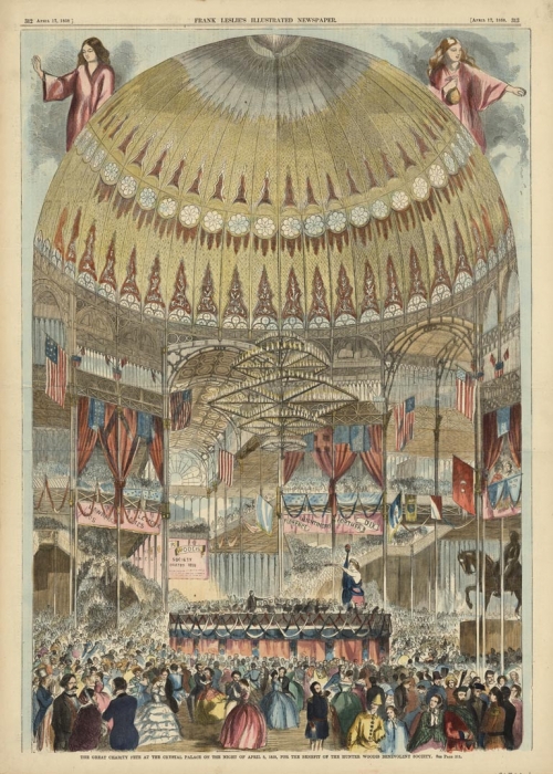 Great Charity Fete at the Crystal Palace on the Night of April 8, 1858, for the Benefit of the Hunter Woods Benevolent Society.