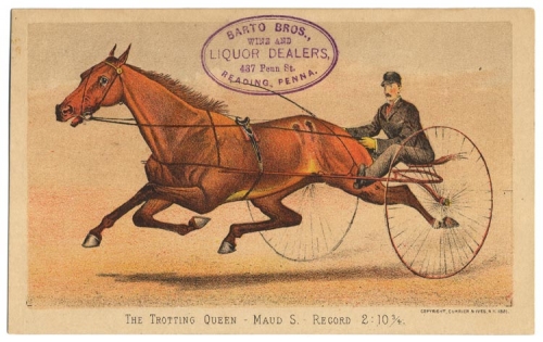 Trotting Queen - Maud S. Record 2:10 3/4.  The,