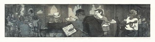 Sketch & Jazz @ Society of Illustrators - & Bar.