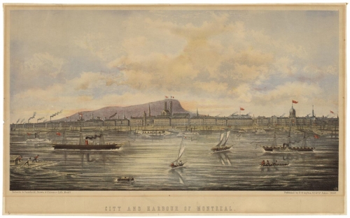 City and Harbour of Montreal.