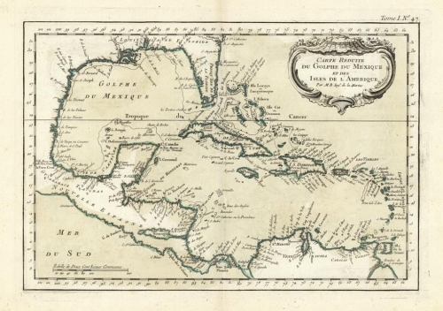 Carte Reduite du Golphe du Mexique et des Isles de l'Amerique.