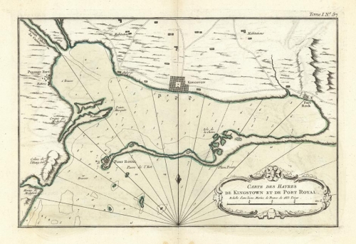 Carte des Havres de Kingstown et de Port Royal. (Jamaica)