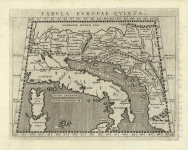 Tabula Europae Quinta. (Italy, Balkins)