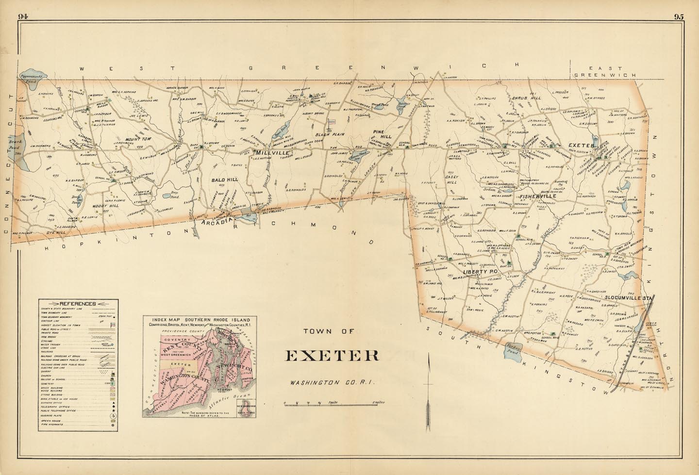 Town of Exeter. The Old Print Shop