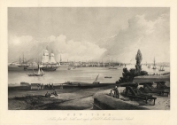 New-York. : Taken from the North West Angle of Fort Columbus, Governors Island.