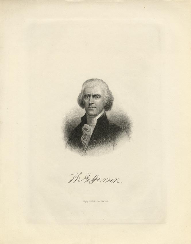 Th. Jefferson. [Thomas Jefferson].