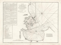Carte de la Baye et du Port de Trinquemalay dans L'Isle de Ceylan.