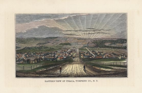Eastern View of Ithaca, Tompkins County, N.Y.