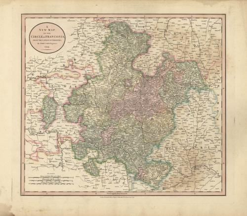 New Map of the Circle of Franconia. A,