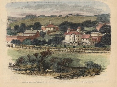 California. - Belmont, The Country-Seat of the Late William C. Ralston.
