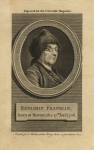 Benjamin Franklin, born at Boston, the 17th Jan. 1706.