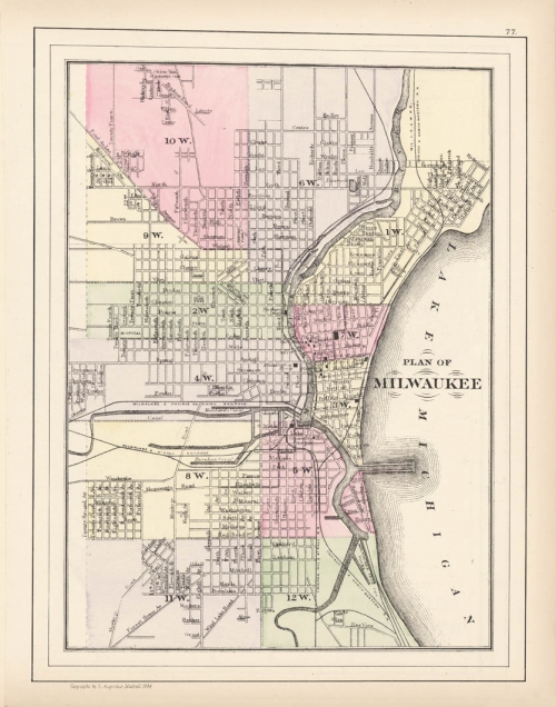 Plan of Milwaukee.