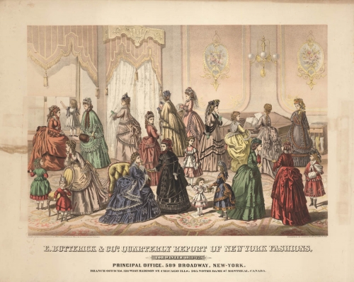 E. Butterick & Co's. Quarterly Report of New York Fashions. : For Winter 1871-72. : Principal Office, 589 Broadway, New-York.