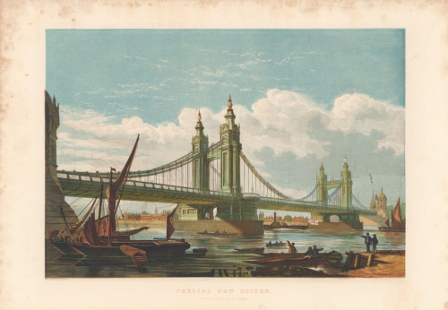 Chelsea New Bridge. Designed by P.N. Page.