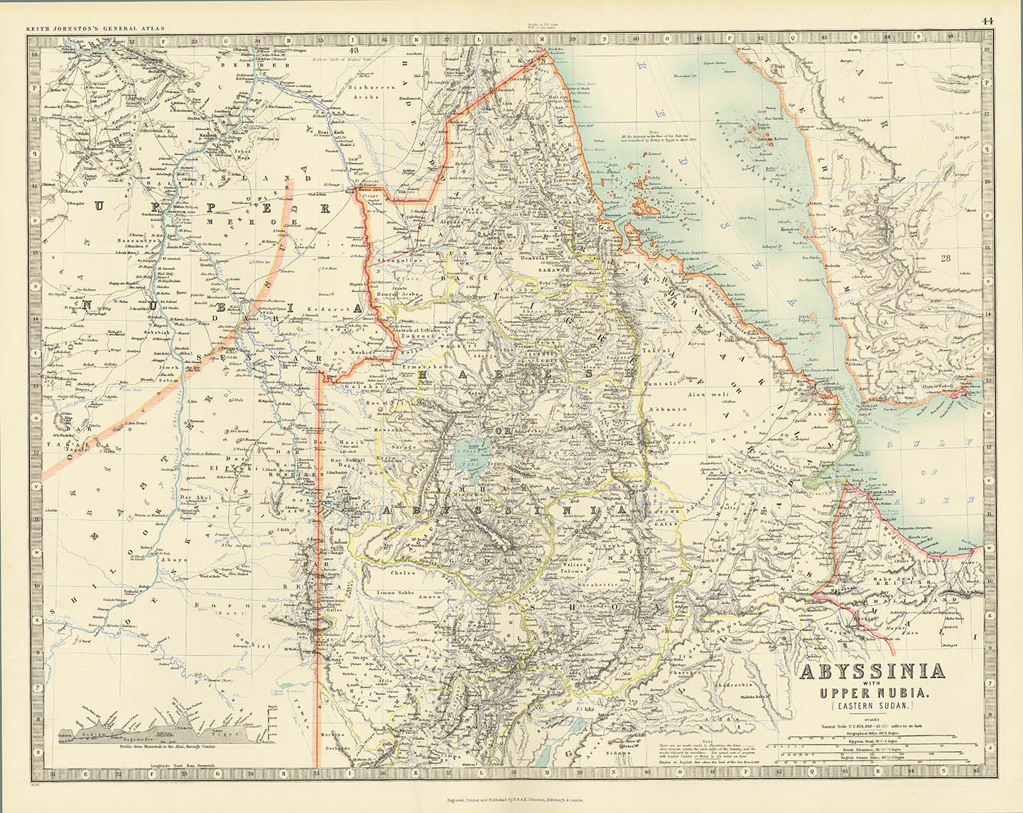 Abyssinia with Upper Nubia. (Eastern Sudan)