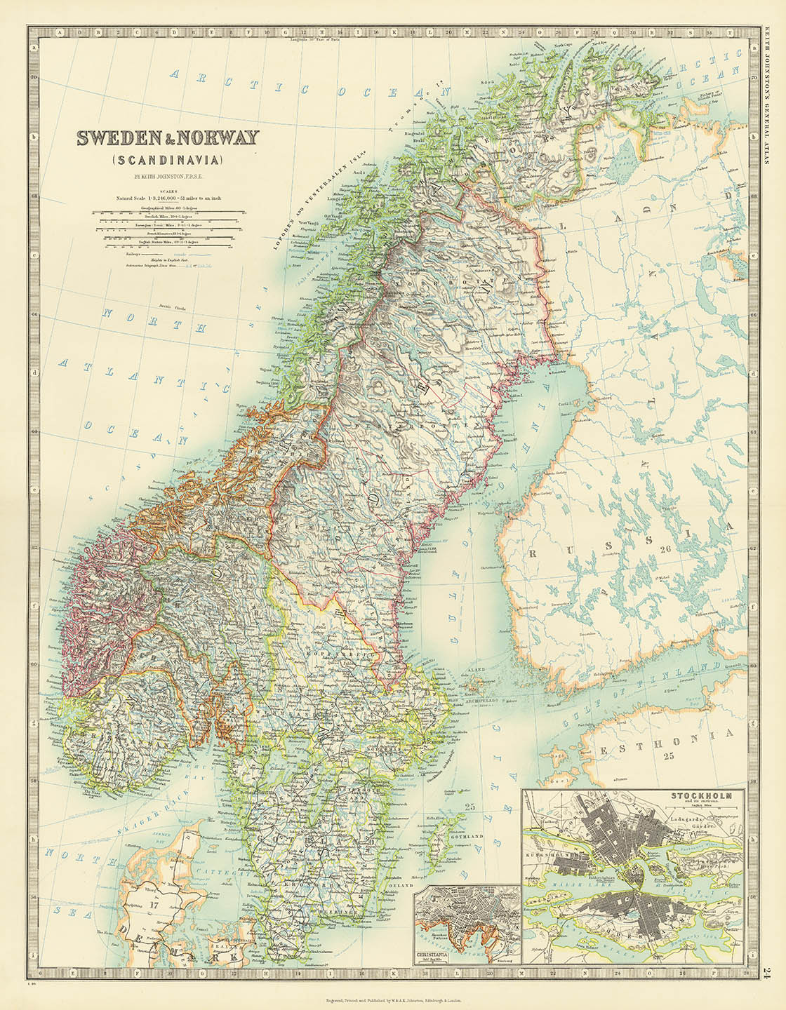 Sweden & Norway. (Scandinavia).