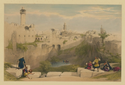 Jerusalem April 12th 1839. (Pool of Bethesda)