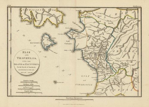 Elis and Triphylia, with the Island of Zacynthus.