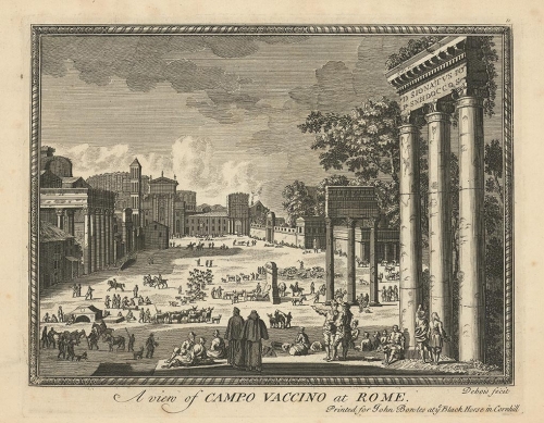 A View of Campo Vaccino at Rome