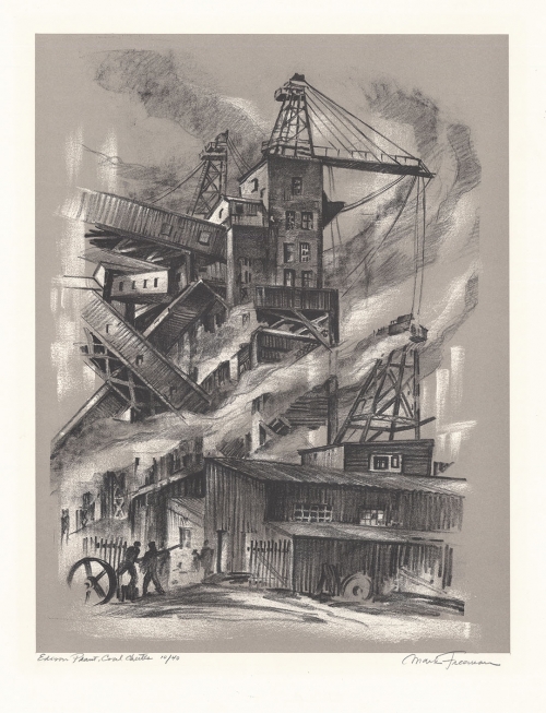Edison Plant, Coal Chutes.