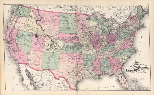 Railroad Map of the United States.