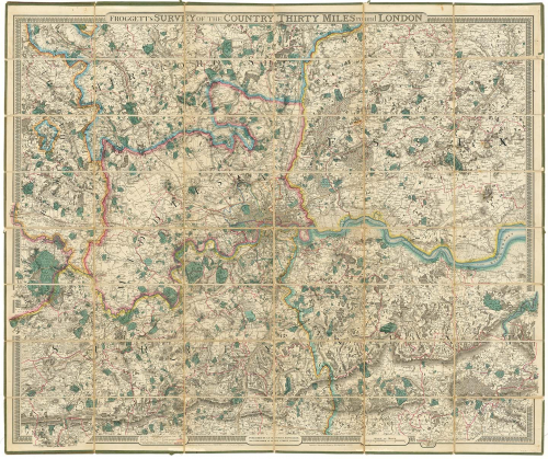 Froggett's Survey of the Country Thirty Miles Round London
